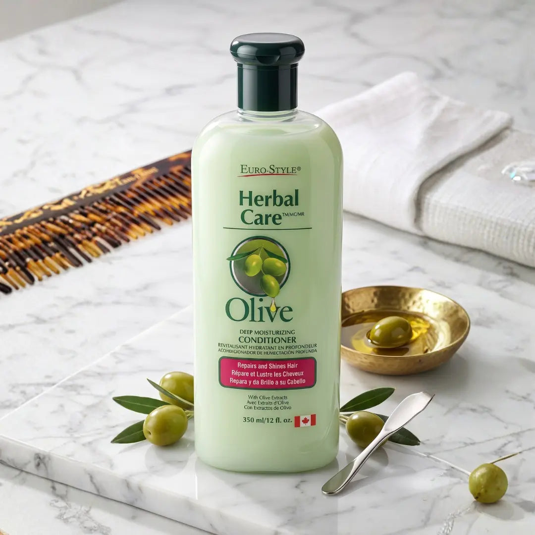 Herbal Care – Après-Shampooing Hydratant Intense, Huile d'Olive, 350ml