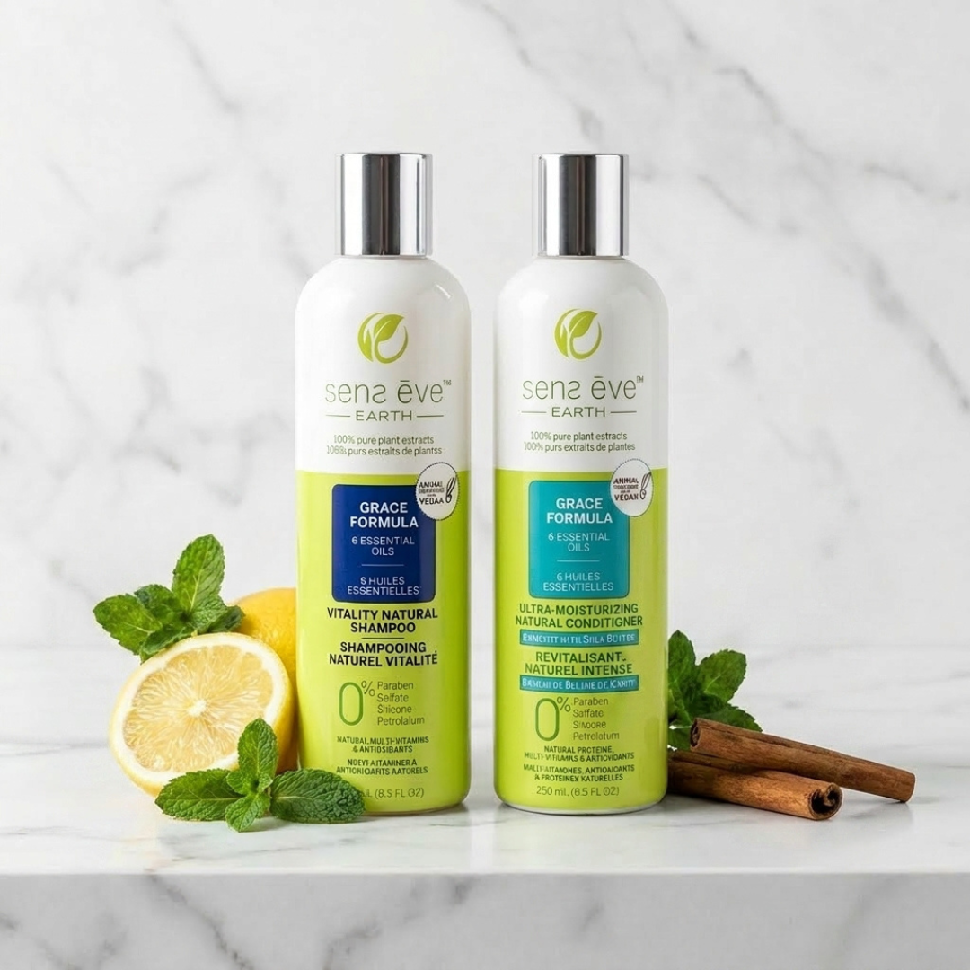Sens Ēve – Duo Shampoing Vitalité & Après-Shampoing Hydratant