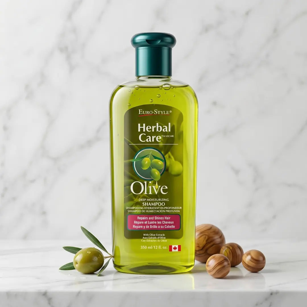 Herbal Care – Shampooing Hydratant Intense, Huile d'Olive, 350ml