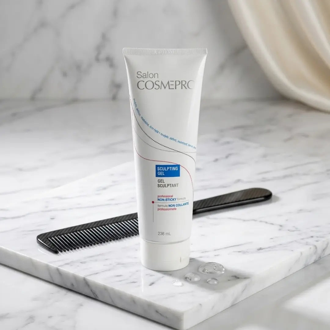 Salon Cosmepro – Gel Sculptant Cheveux, Formule Pro Non-Collante, 236ml