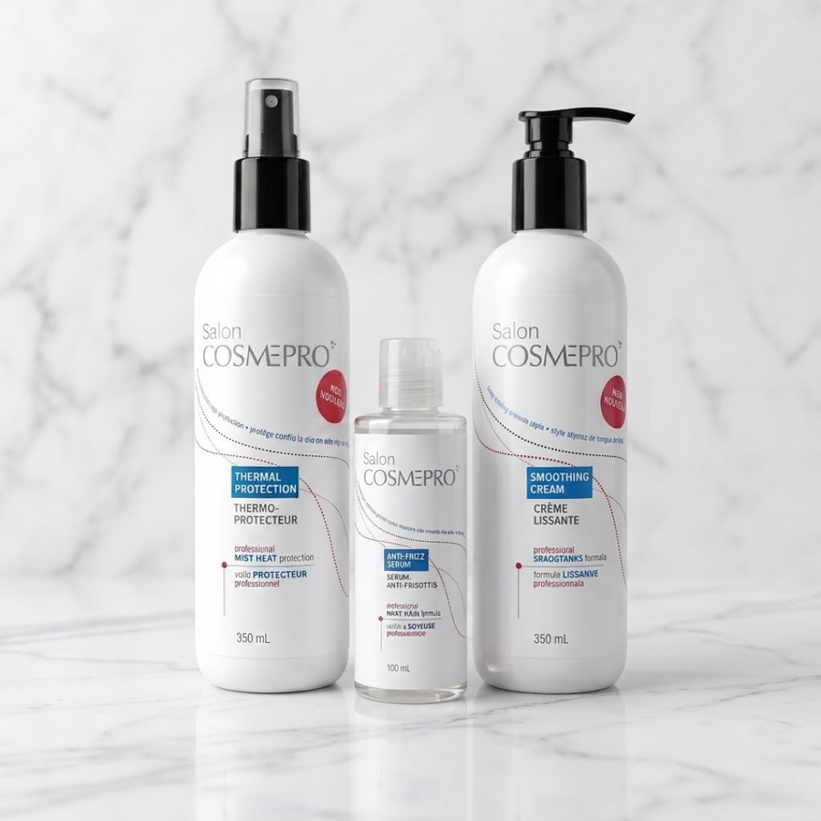 Salon Cosmepro – Pack Styling, Spray, Lotion & Sérum Professionnel