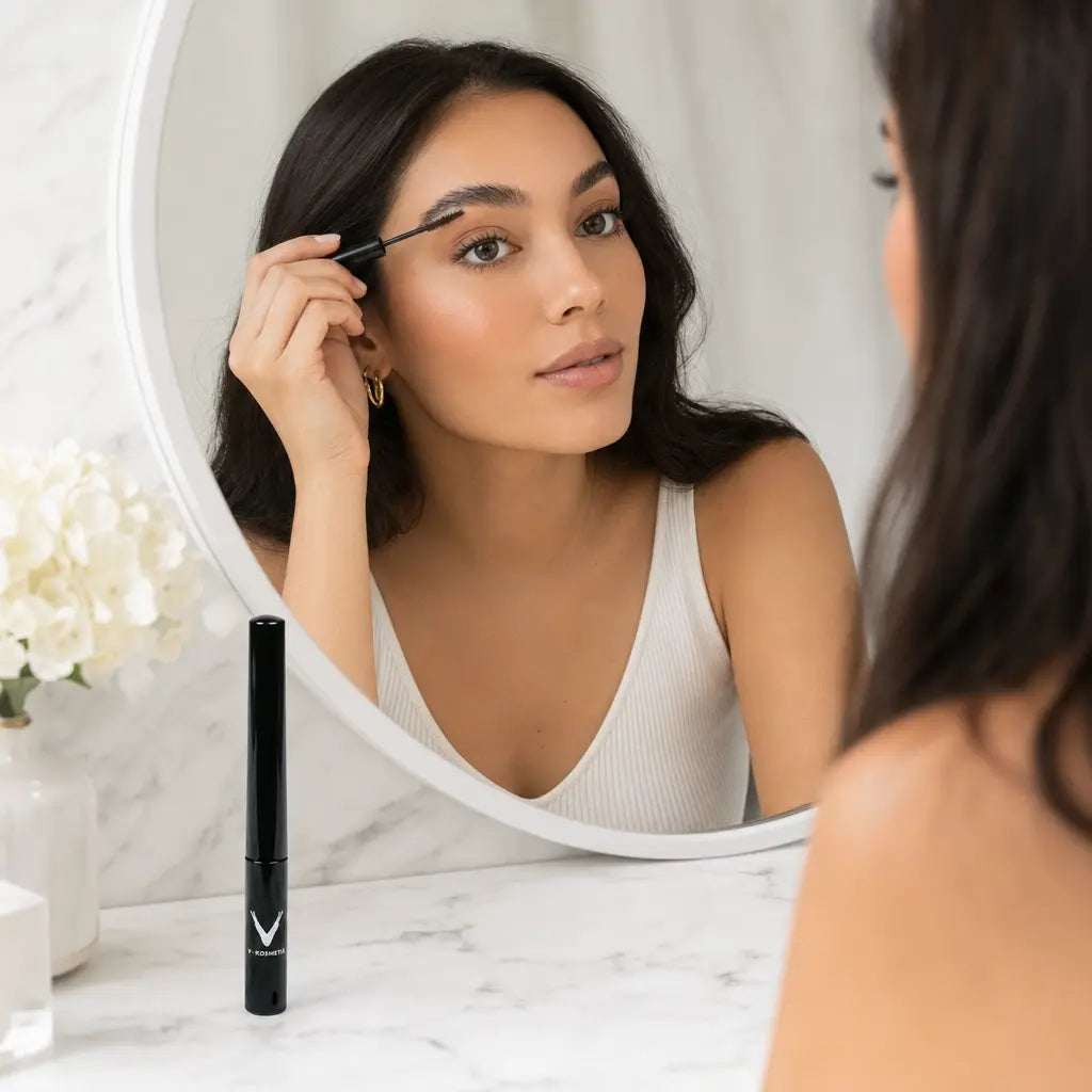 V-Kosmetik – Duo Sourcils & Lèvres, Fixe-Sourcils & Crayon Taffetas