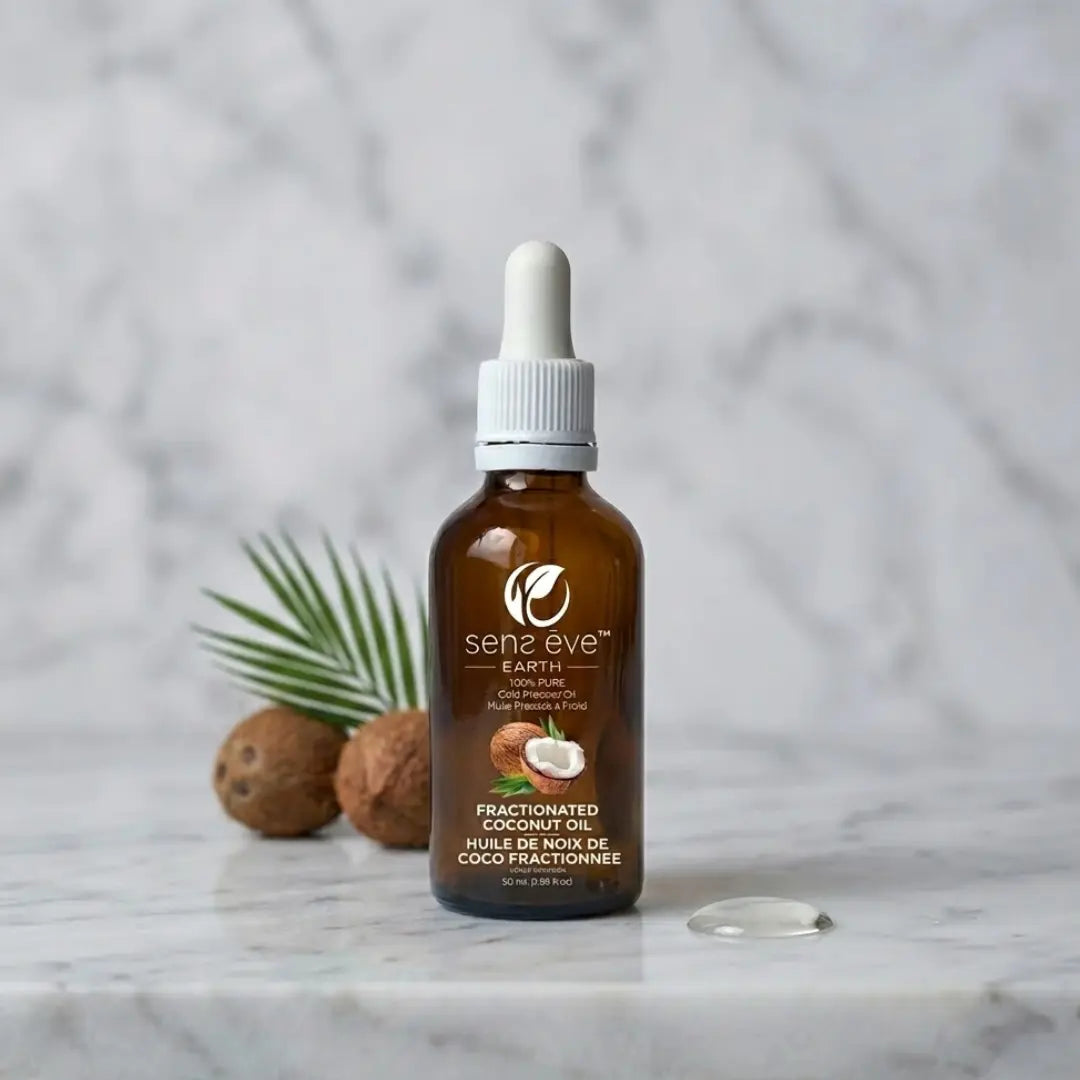 Sens Ēve – Huile Végétale de Noix de Coco Fractionnée, 50ml